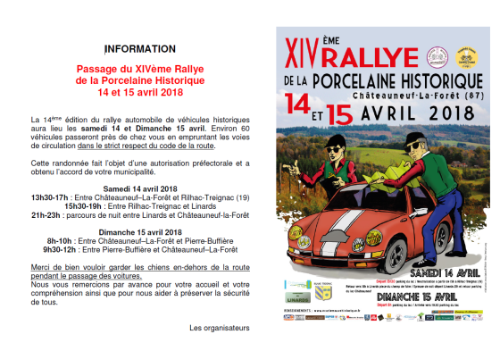 Rallye de la porcelaine