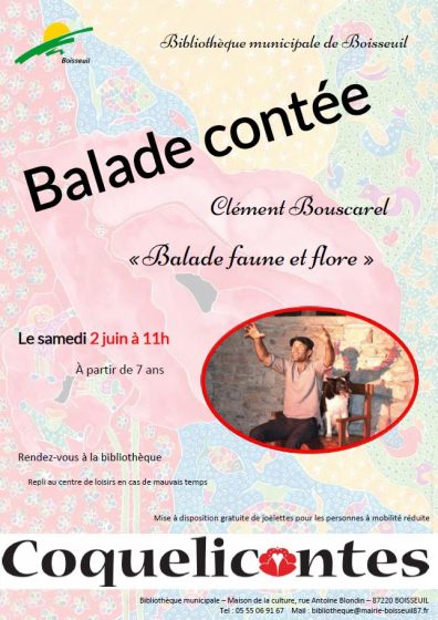 La bibliothèque participe au festival COQUELICONTE