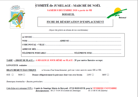 Marché de Noel