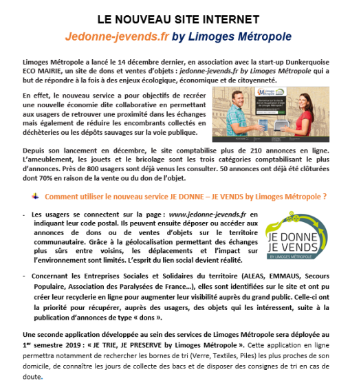 Nouveau site internet