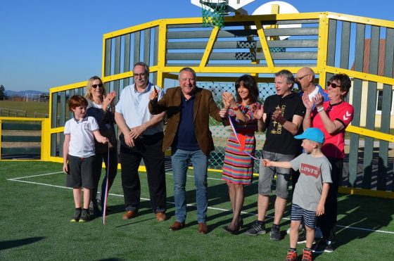 Inauguration du terrain multisport