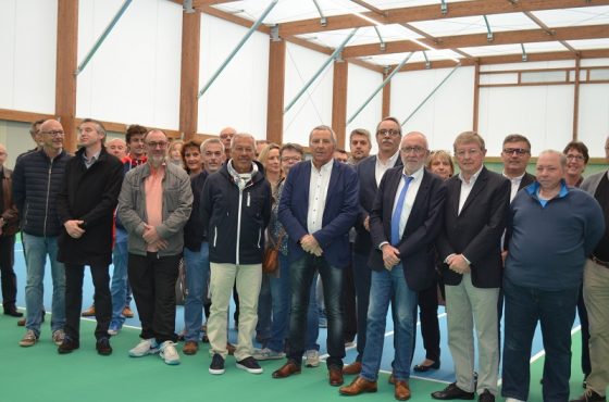 Inauguration halle de tennis