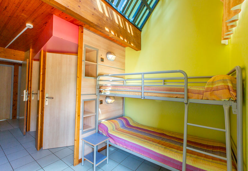 Chambre collective Centre sportif Espace 1000 Sources