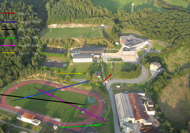 Parcours swing golg centre sportif espace 1000 sources