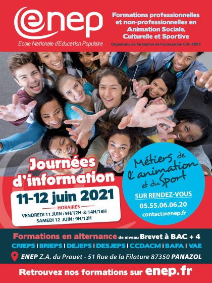 Journées d&rsquo;informations métiers de l&rsquo;animation et du sport