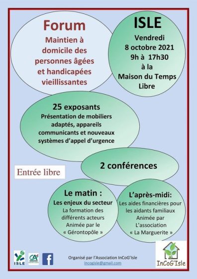 Isle : Forum sur le maintien à domicile des personnes âgées et handicapées vieillissantes
