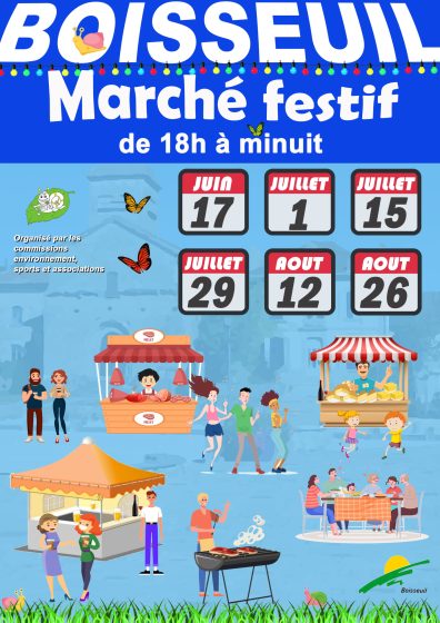 Marchés festifs les 12 et 26 août !