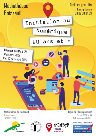 Initiation numérique + 60 ans