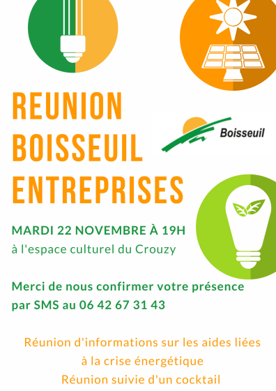 22 novembre : soirée inter-entreprises