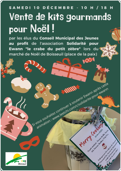 Vente de kits gourmands par le CMJ : 10 décembre