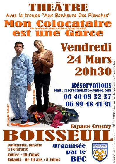 Théâtre à l&rsquo;espace culturel du Crouzy