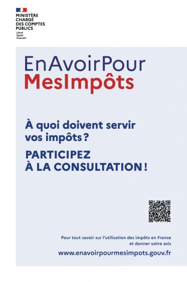 Campagne de communication : « En avoir pour mes impôts »