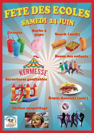 Fête des écoles : 24 juin