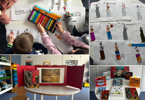 Bibliothèque : atelier autour de l&rsquo;art pour le centre de loisirs