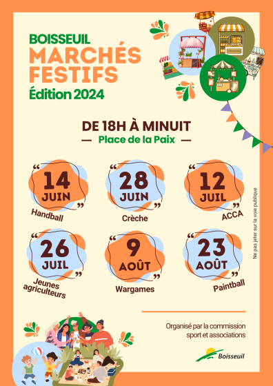 Les marchés festifs édition 2024
